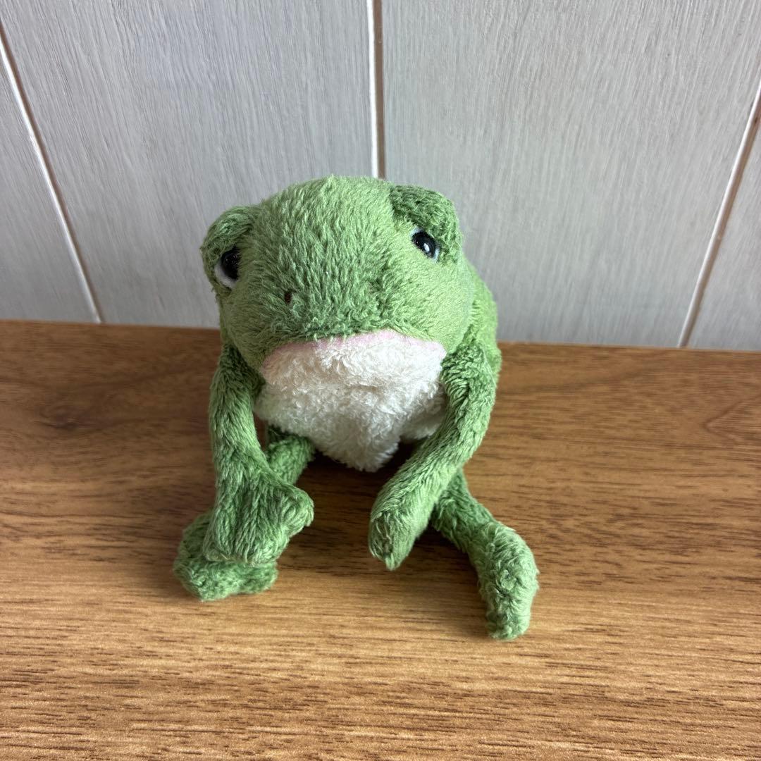 モンスイユぬいぐるみ。初期カエルのボーノ。カエルのぬいぐるみ