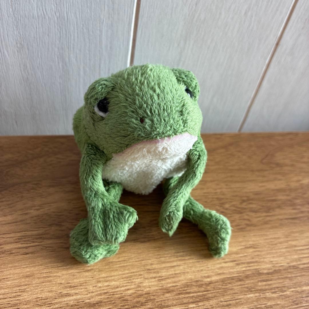 モンスイユぬいぐるみ。初期カエルのボーノ。カエルのぬいぐるみ