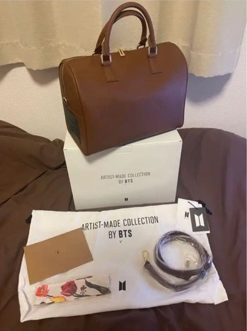 BTS V テテボストン V ミュートボストンバッグ　アーティストメイド