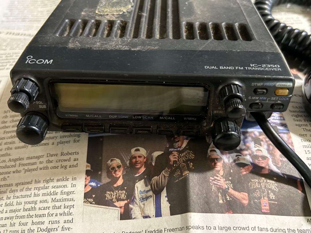 無線機まとめて(コールサインステッカー付き)