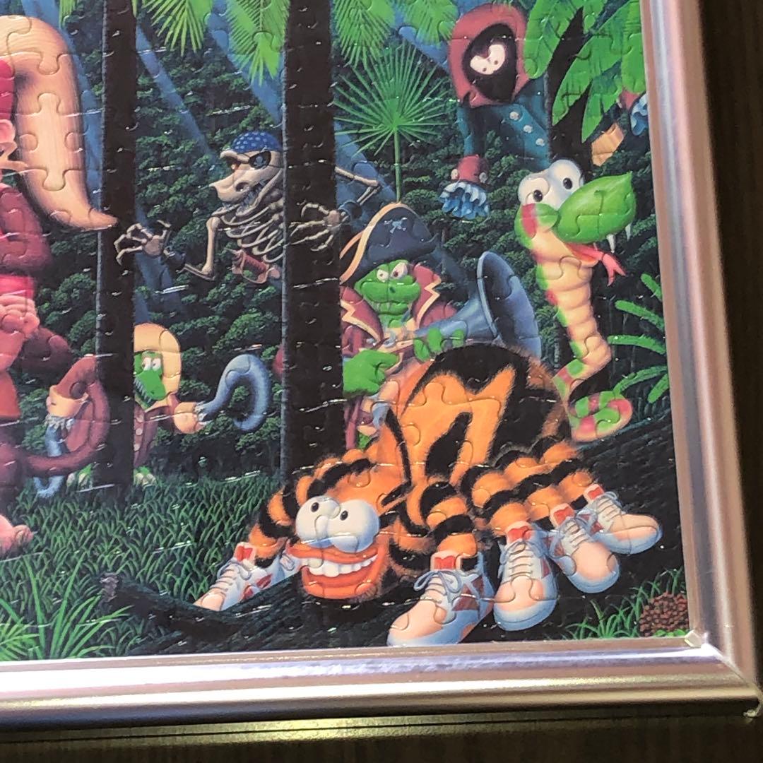 レア　ドンキーコング2 ジグソーパズル完成品　フレーム付き