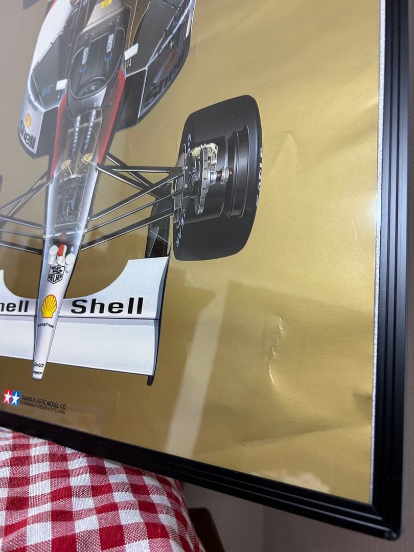 【限定値下】タミヤＦ１ マクラーレン ＭP４/ 大判 ポスター アイルトン セナ