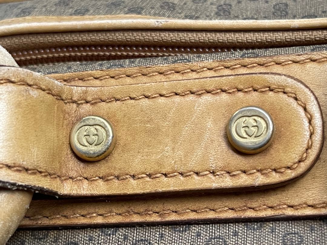 【希少品】オールドグッチ シェリーライン GGスプリーム トラベルバッグ