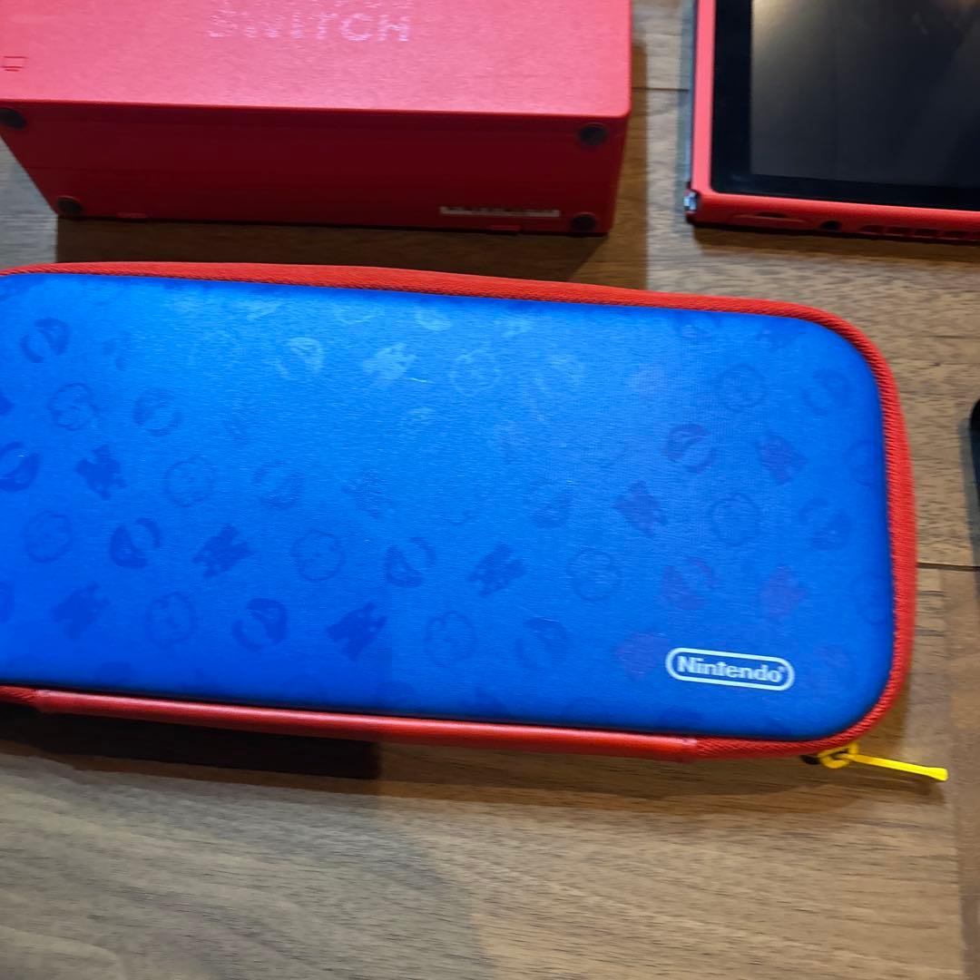 【美品】Nintendo Switch マリオレッド×ブルー　セット