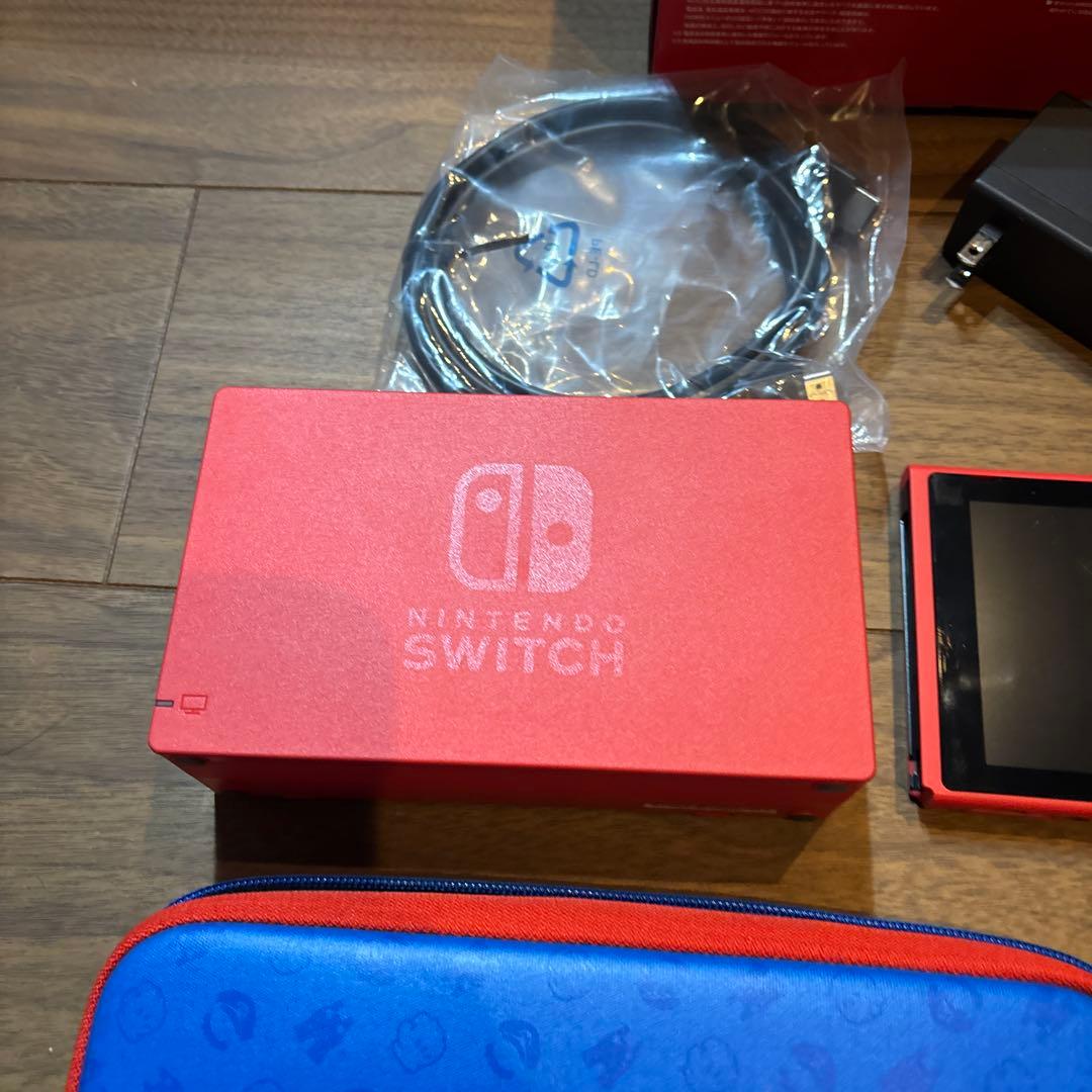 【美品】Nintendo Switch マリオレッド×ブルー　セット