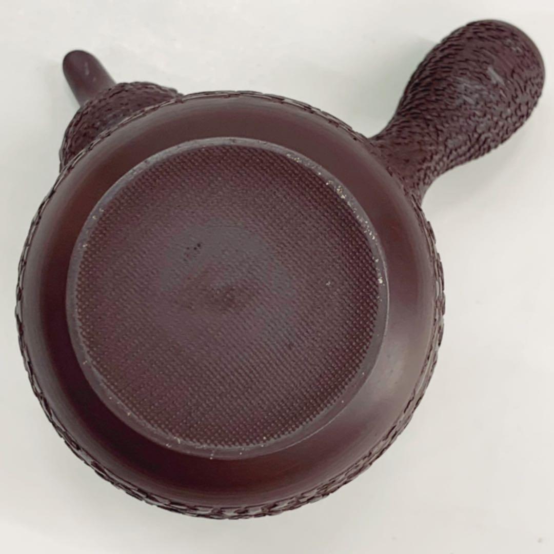 【茶注34    急須　棗型　ちぎれ】伊藤実山　箱無し