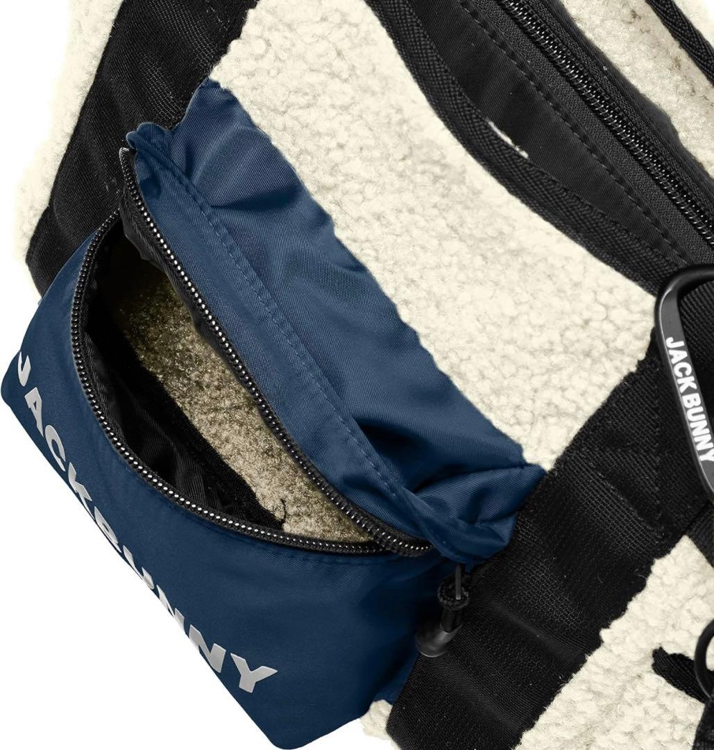 新品タグ付き！JACK BUNNYジャックバニー　ボアカートバッグ　ホワイト