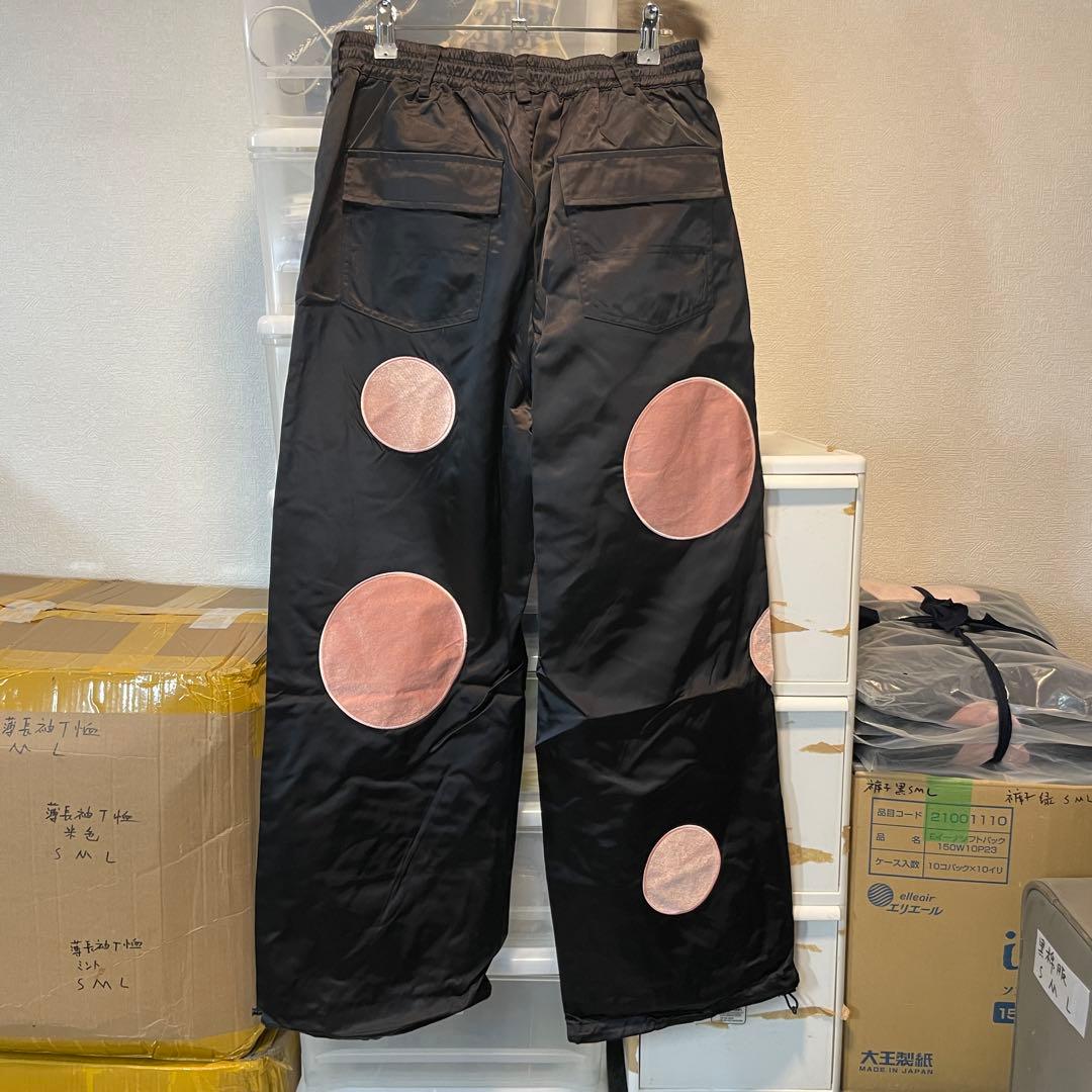 新品未使用 ベルベット調 ドット柄 スキーパンツ L 男女兼用 日常使用可