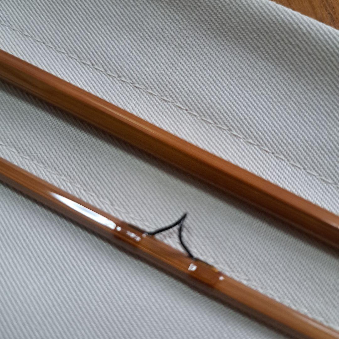 バンブーロッド　6,3#4　地元ビルダー製作 Asamaロッド　美品