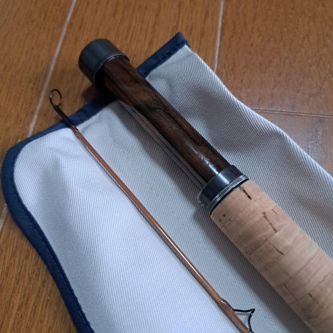 バンブーロッド　6,3#4　地元ビルダー製作 Asamaロッド　美品