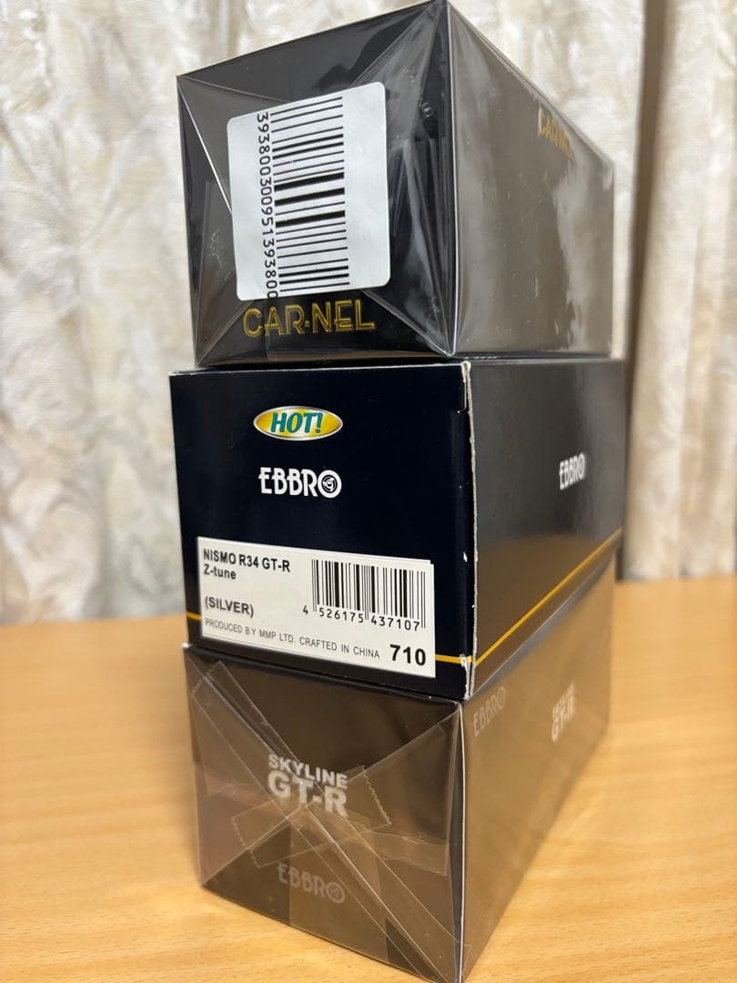 1/43日産Nissan Skyline GT-R R34 ミニカー 3台セット