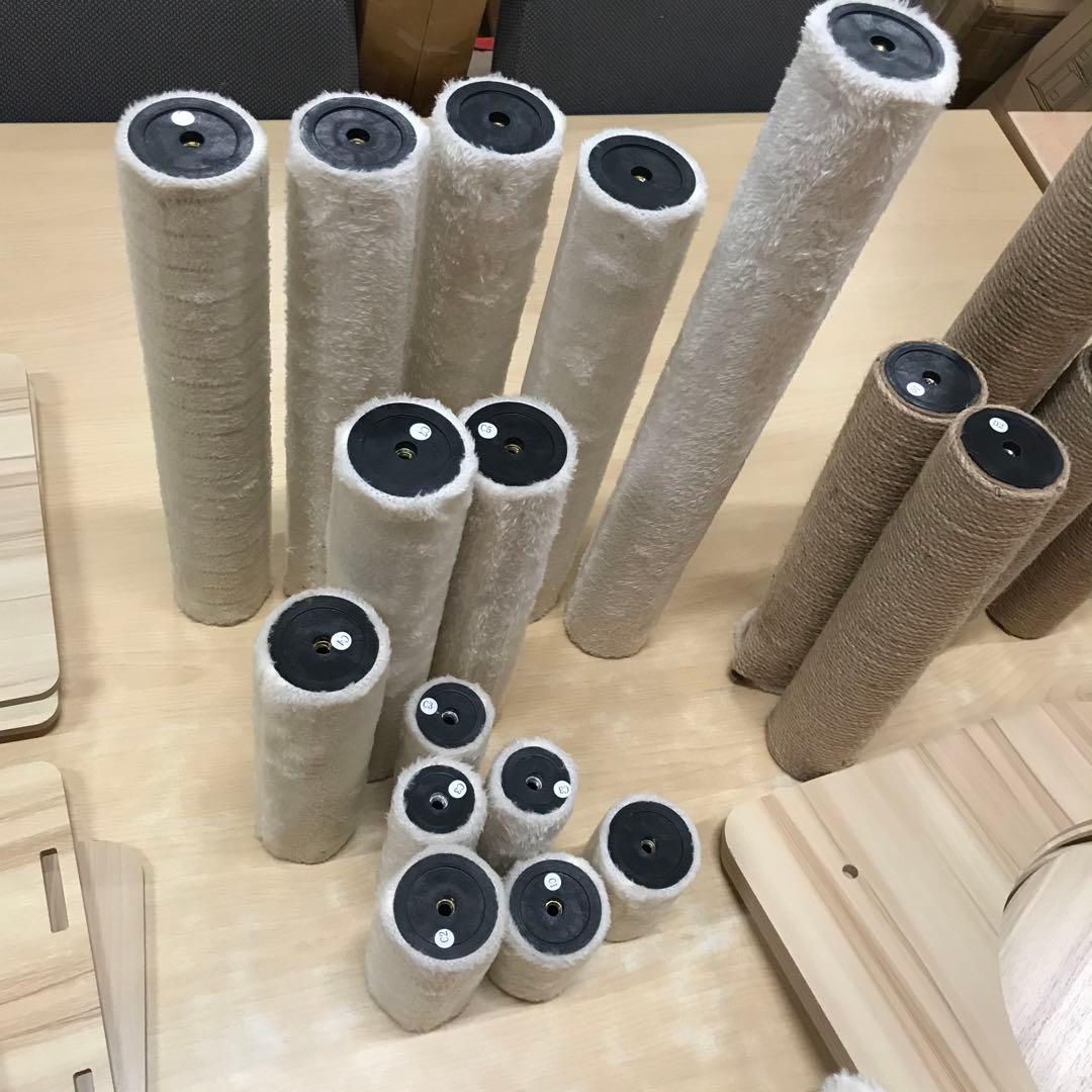 キャットタワー 木製 大型猫用 猫タワー 宇宙船 - 多頭飼い 付随 据え置き型