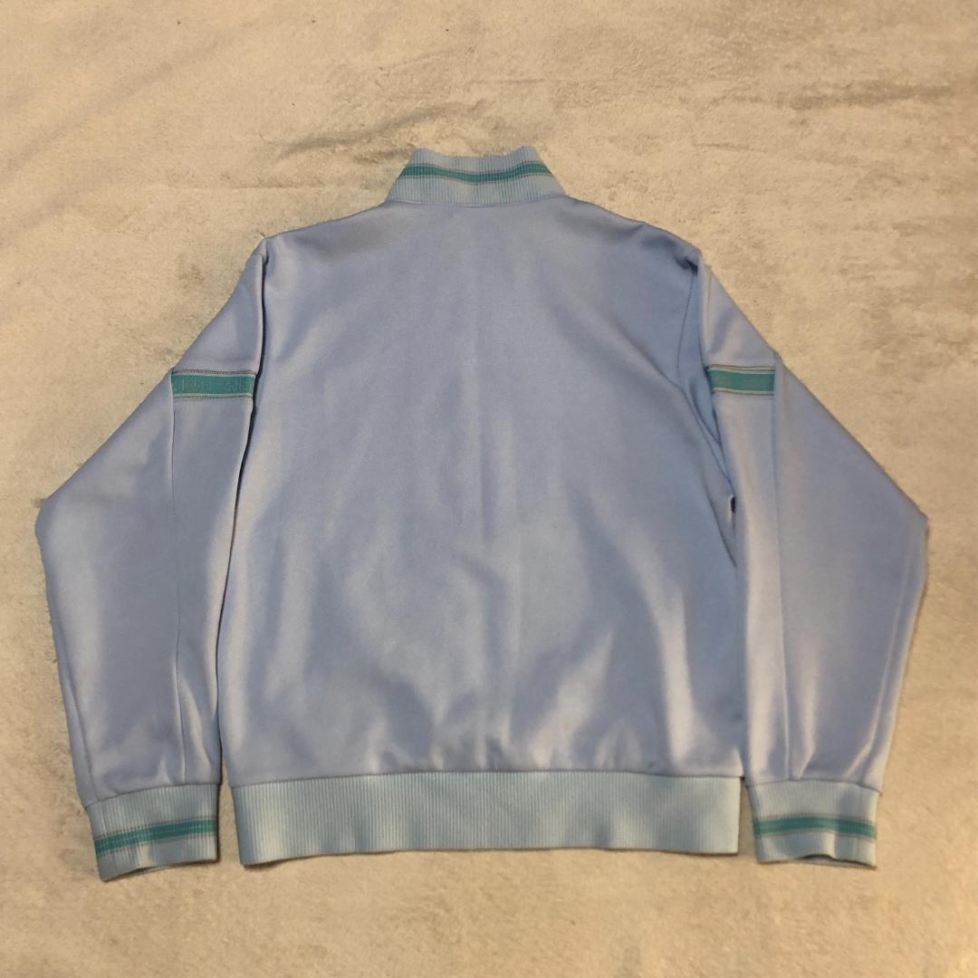 90年代 デサント製 アディダス トラックジャケット トレフォイルロゴ刺繍 S