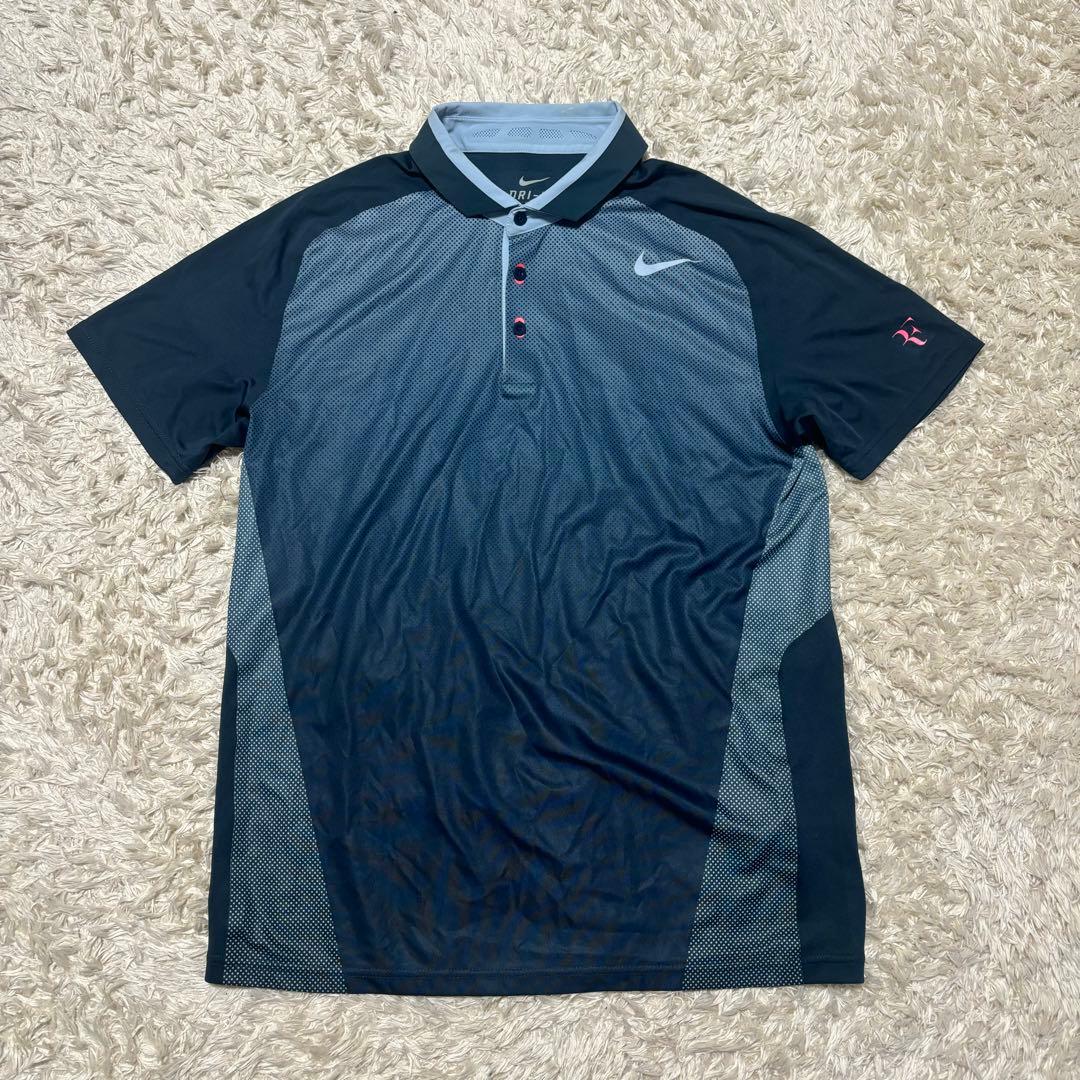 フェデラー　ナイキ　ポロシャツ テニス　ウェア　L RF nike