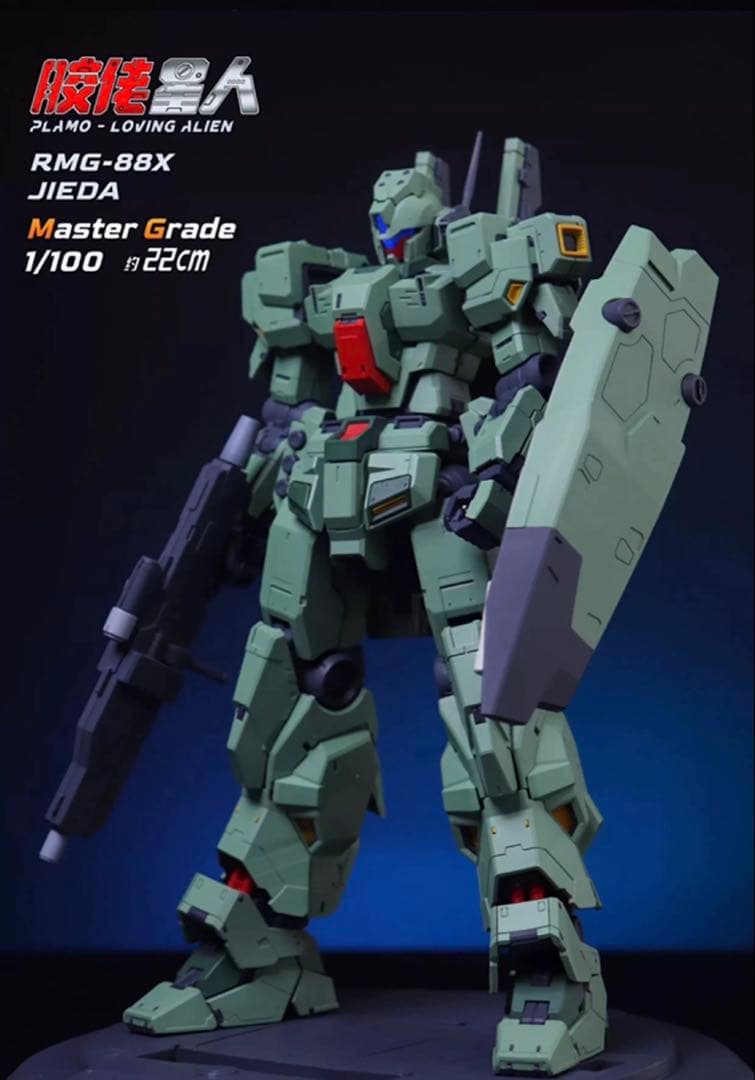 [新品未開封]MG1/100 RGM-88X アムロ専用ジェダ 海外製プラモデル