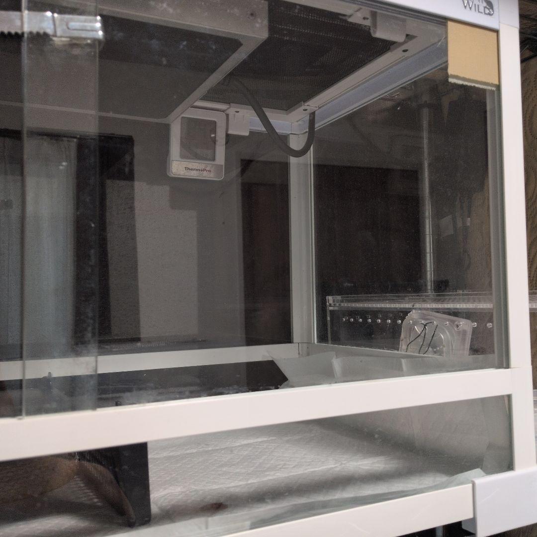 飼育 ケージ ＋ 暖突＋パネルヒーター＋サーモスタット