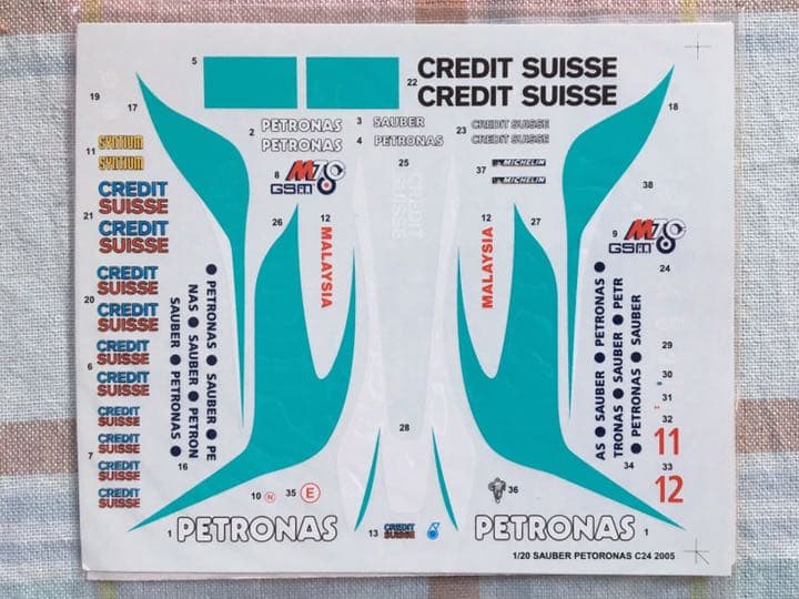 スタジオ27 1/20 ザウバー・ペトロナス C24 ジャック・ヴィルニューヴ
