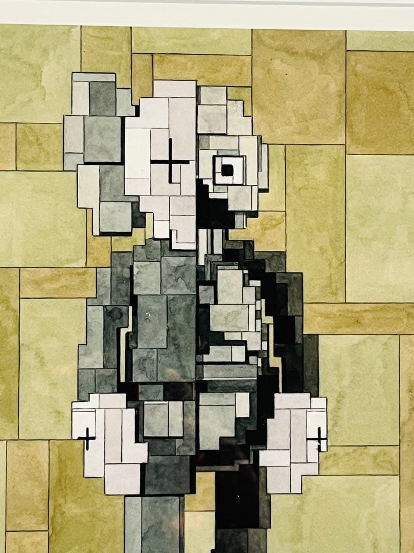 ADAM LISTER アダムリスター　KAWS シルクスクリーン　限定50