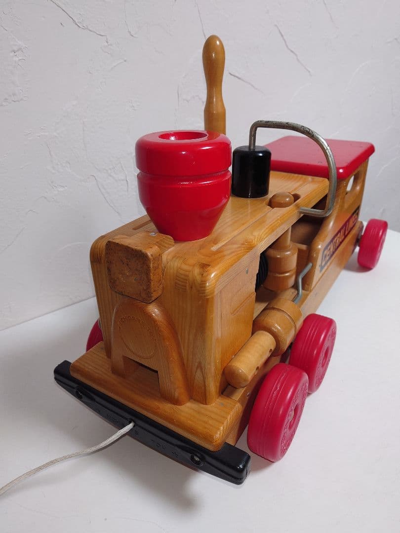 木製機関車 汽車 列車 NICHIGAN′S TOY CENTRAL LINES
