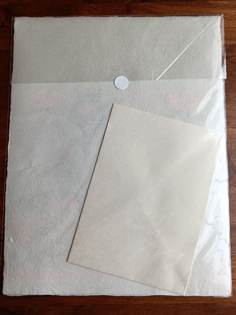 柚木沙弥郎　型染め和紙　お雛様