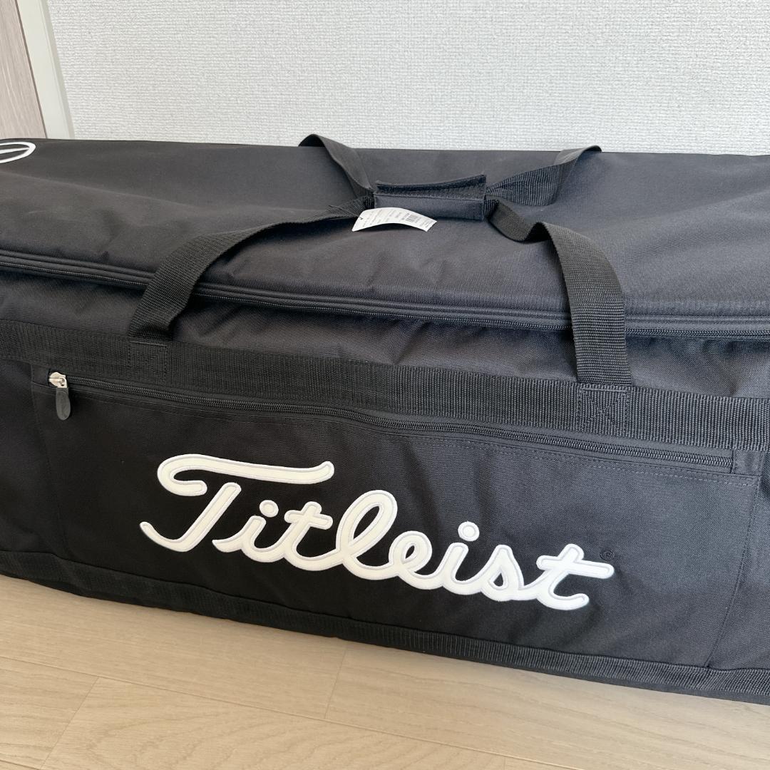 メルセデスベンツ×タイトリスト　ゴルフバッグ　トラベルケース　黒色　ホイール付き