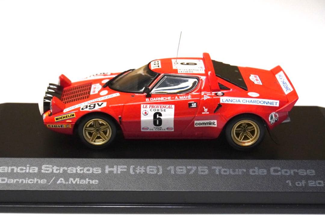 HPI 1/43 ランチアストラトス （#6）1975 ツールドコルス