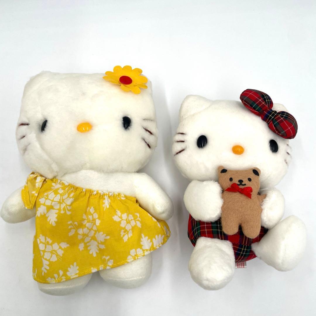希少　レア　当時物　ハローキティ ぬいぐるみ 9体セット　レトロ　まとめ売り