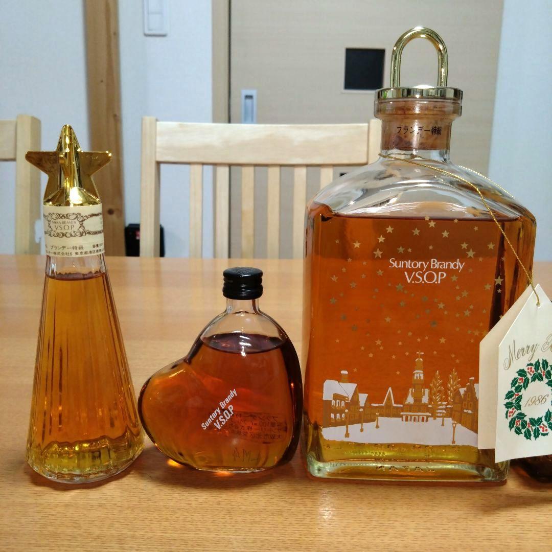 ◆ブランデー◆ニッカ☆ねがい星◆サントリー☆ハート☆クリスマス☆熊☆デキャンタ