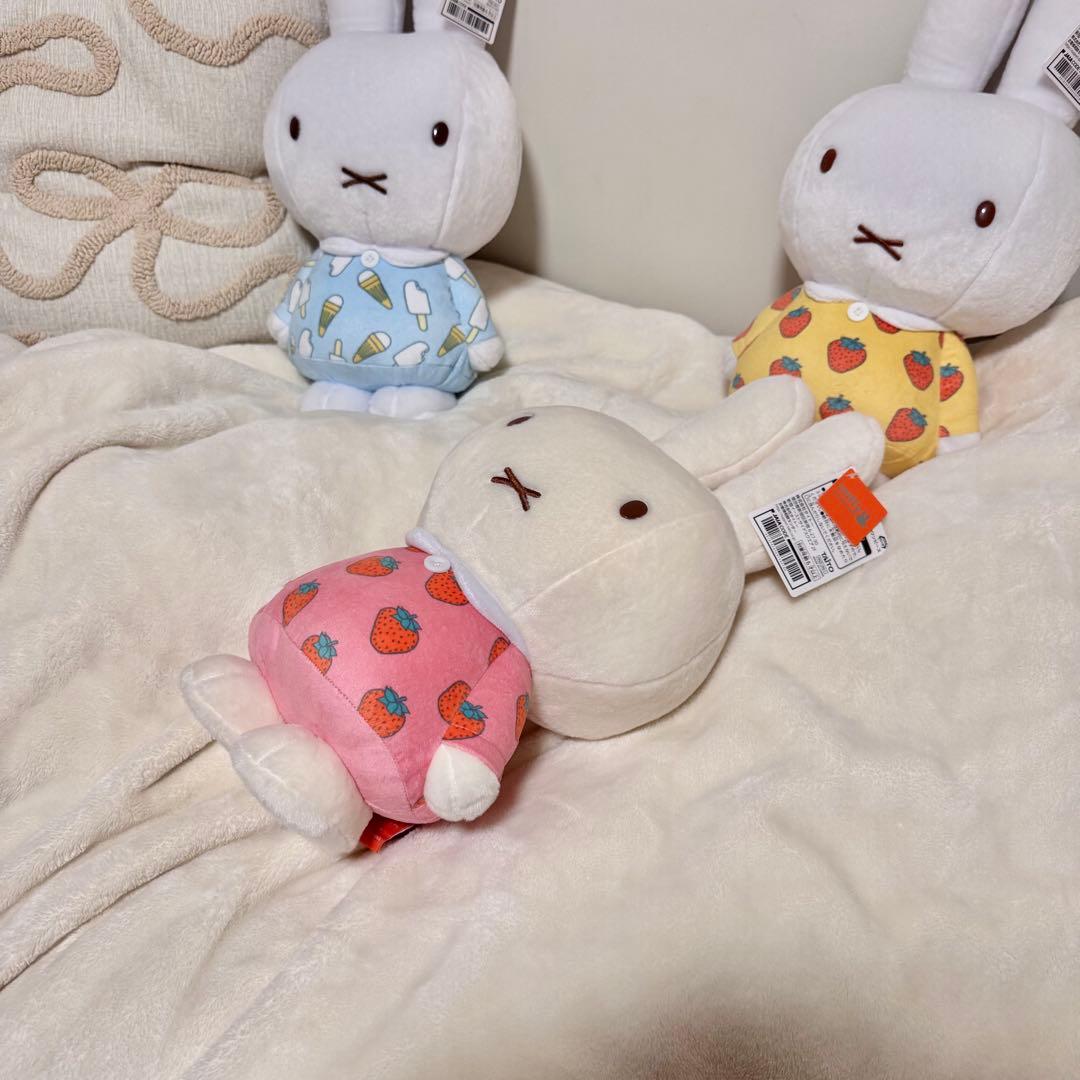 ミッフィー特大ぬいぐるみ3体セット