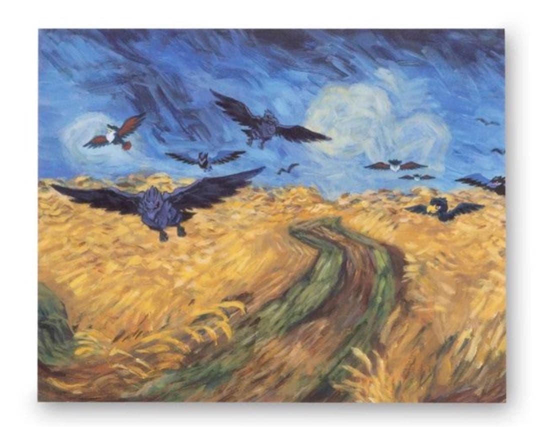 ゴッホ美術館　ピカチュウ　ポスター　ゴッホピカチュウ