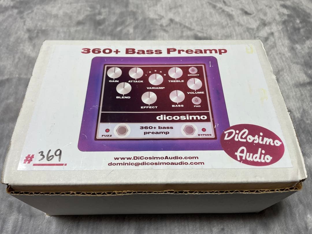 dicosimo 360+bass preamp ベース　プリアンプ