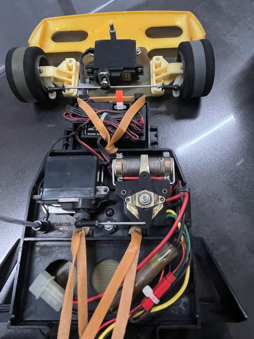 ラジコン　タミヤ・1／10ホンダF-2メカ付プロポセット（当時物）