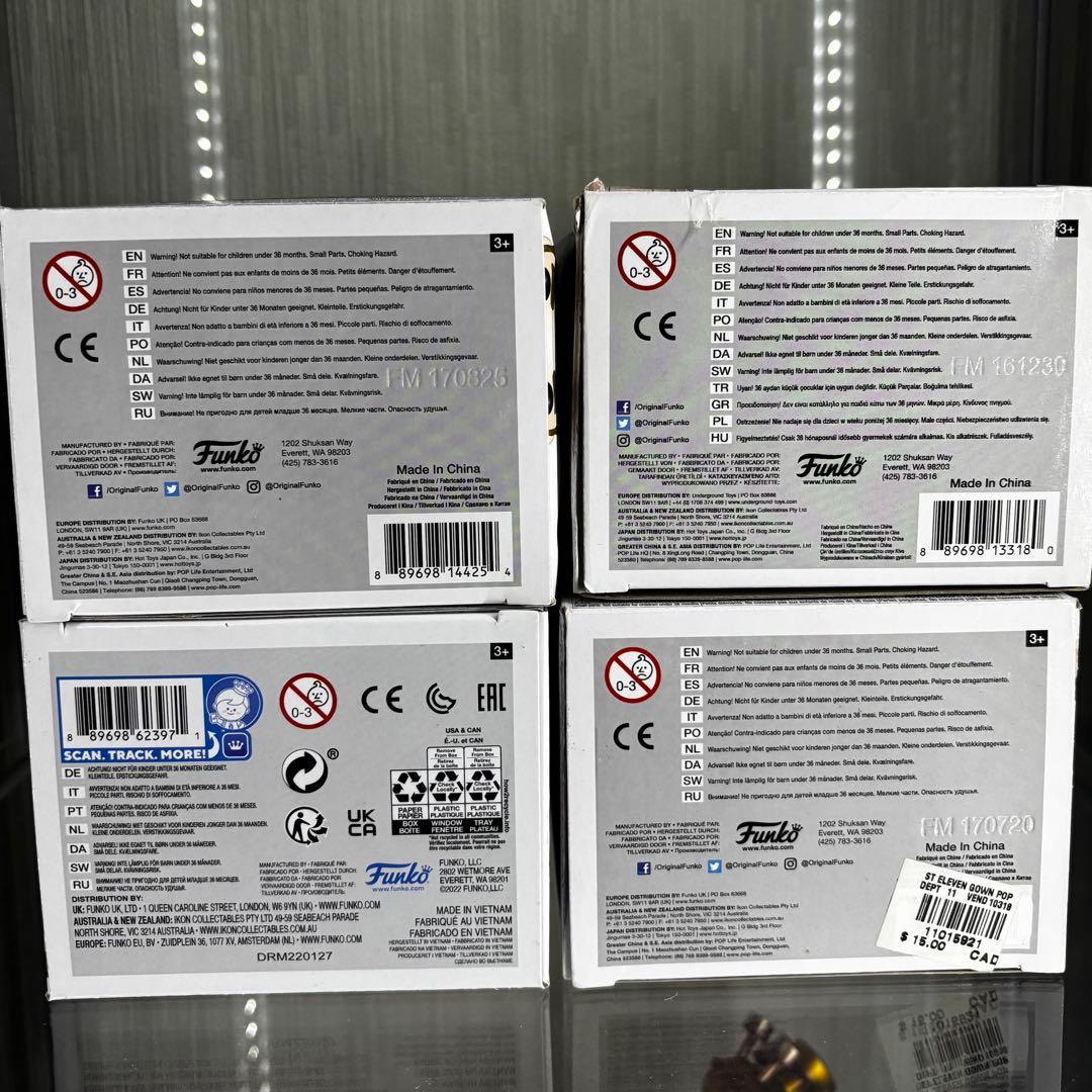 ストレンジャーシングス FUNKO POP4体セット