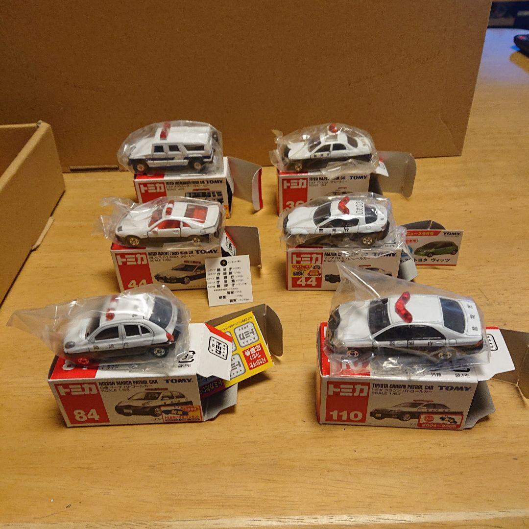 トミカ 赤箱パトロールカー等 34台セット ソアラ/NSX/パジェロ/セドリック