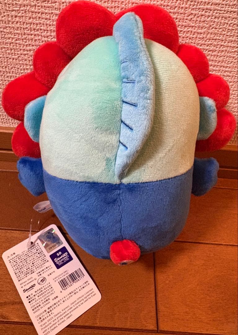 【新品未使用】ハンギョドン×ミャクミャク ぬいぐるみMサイズ 大阪関西万博限定