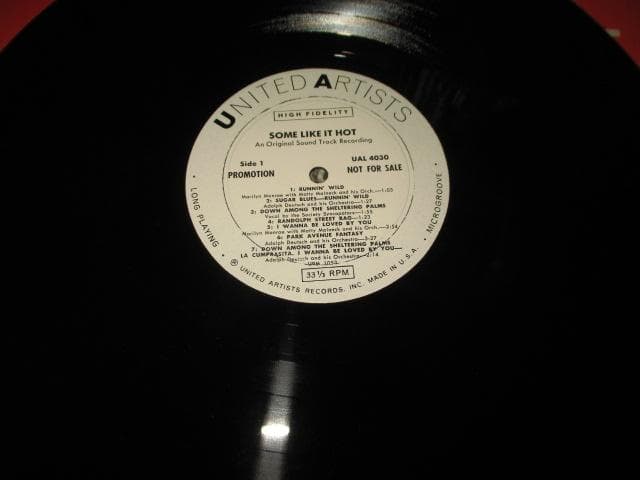 洋楽 marilyn monroe Some Like It Hot (RARE!!)