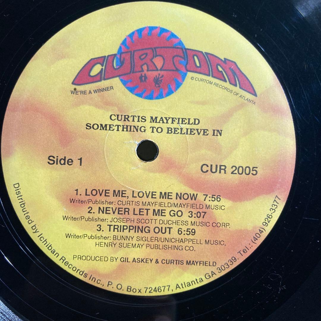洋楽 Curtis Mayfield /Something To Believe In