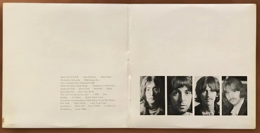 有名なミスラベル米国初回貴重盤！BEATLES “ WHITE　ALBUM ”