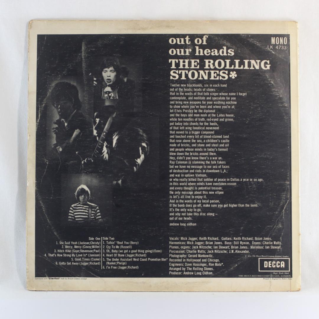 英LP Rolling Stones Out of Our Heads Mono