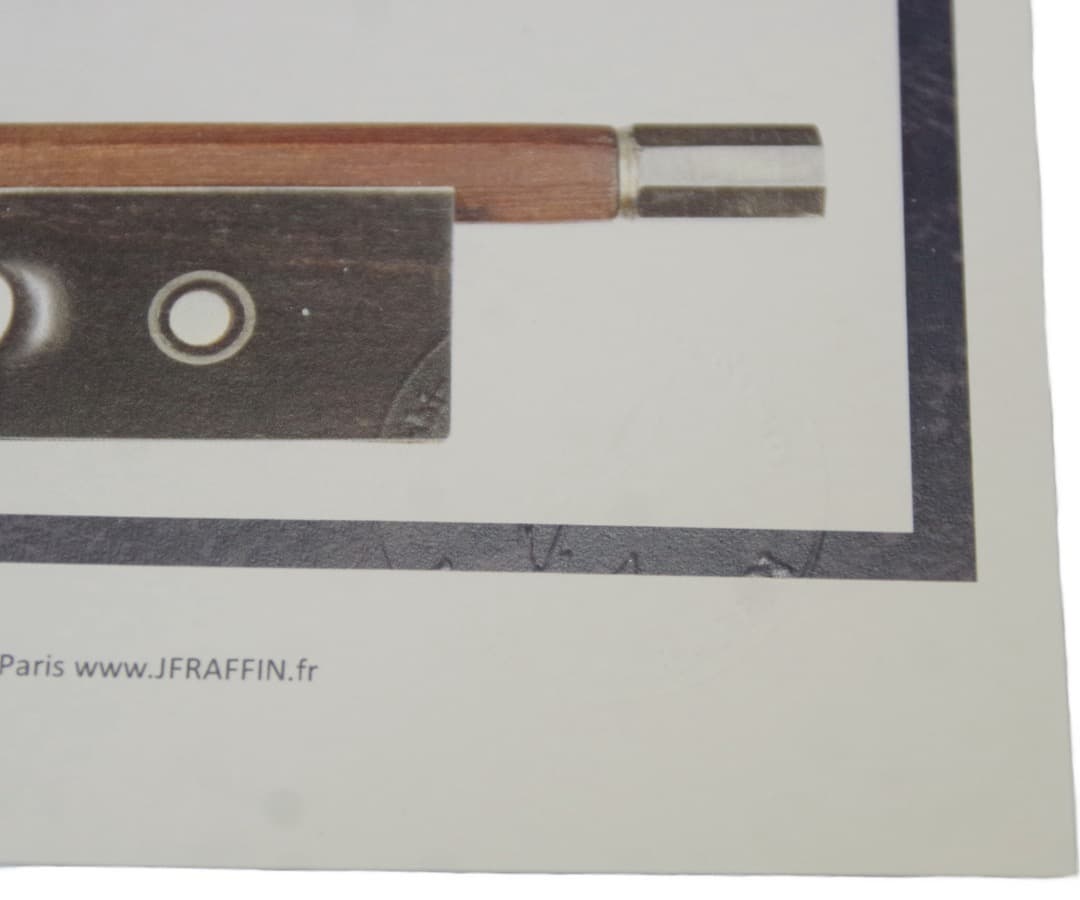 ヴァイオリン用フレンチBOWブラジルウッド 62.15g Raffin鑑定書付き