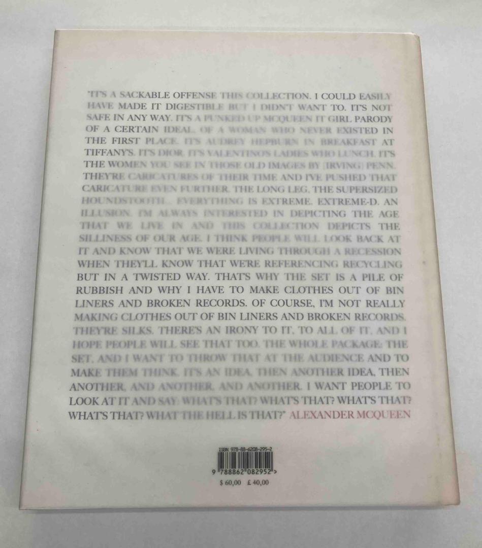 Alexander McQueen Working Process 洋書　希少