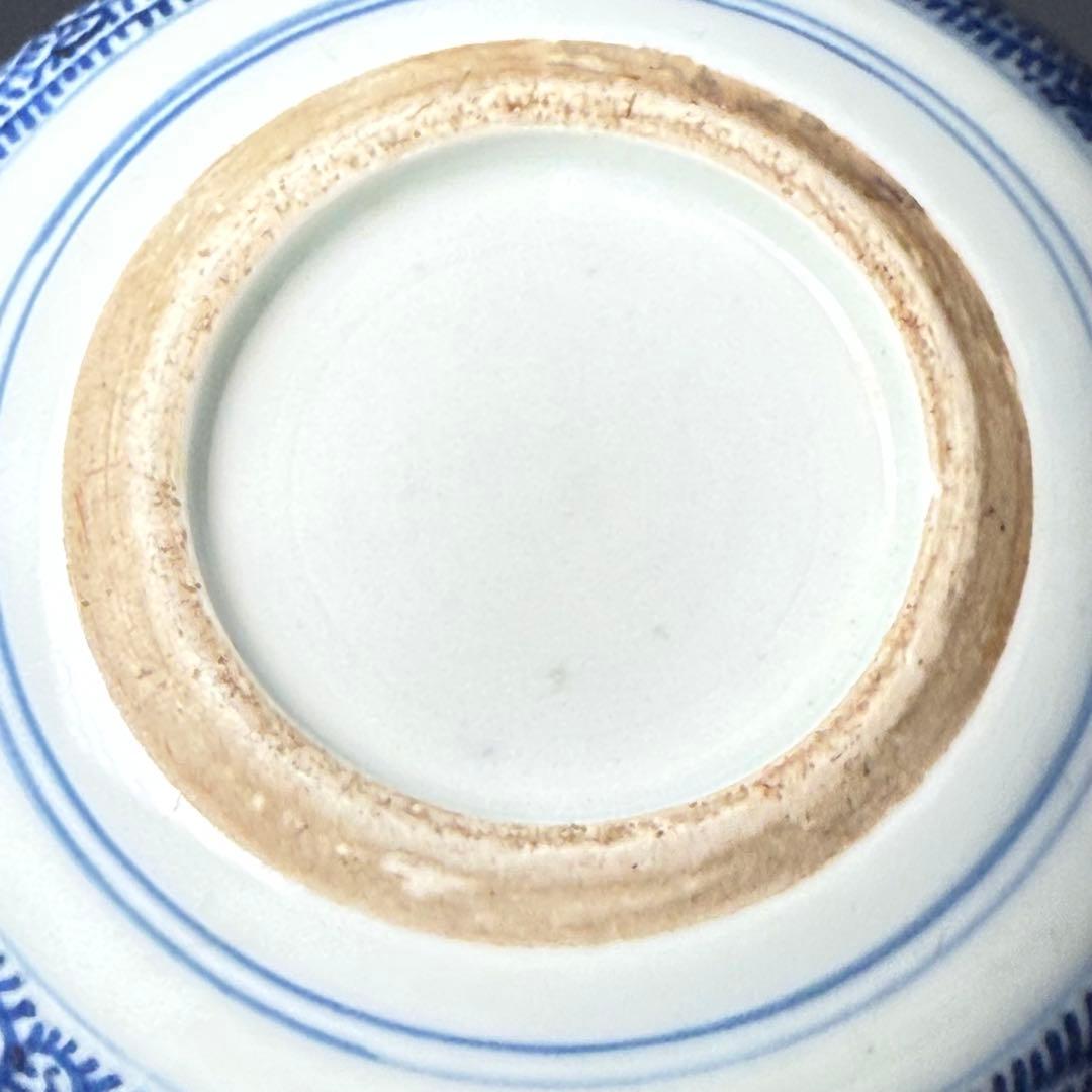 1800年前後　染付蛸唐草蓋物　飴入　インテリア　癒しの造形美