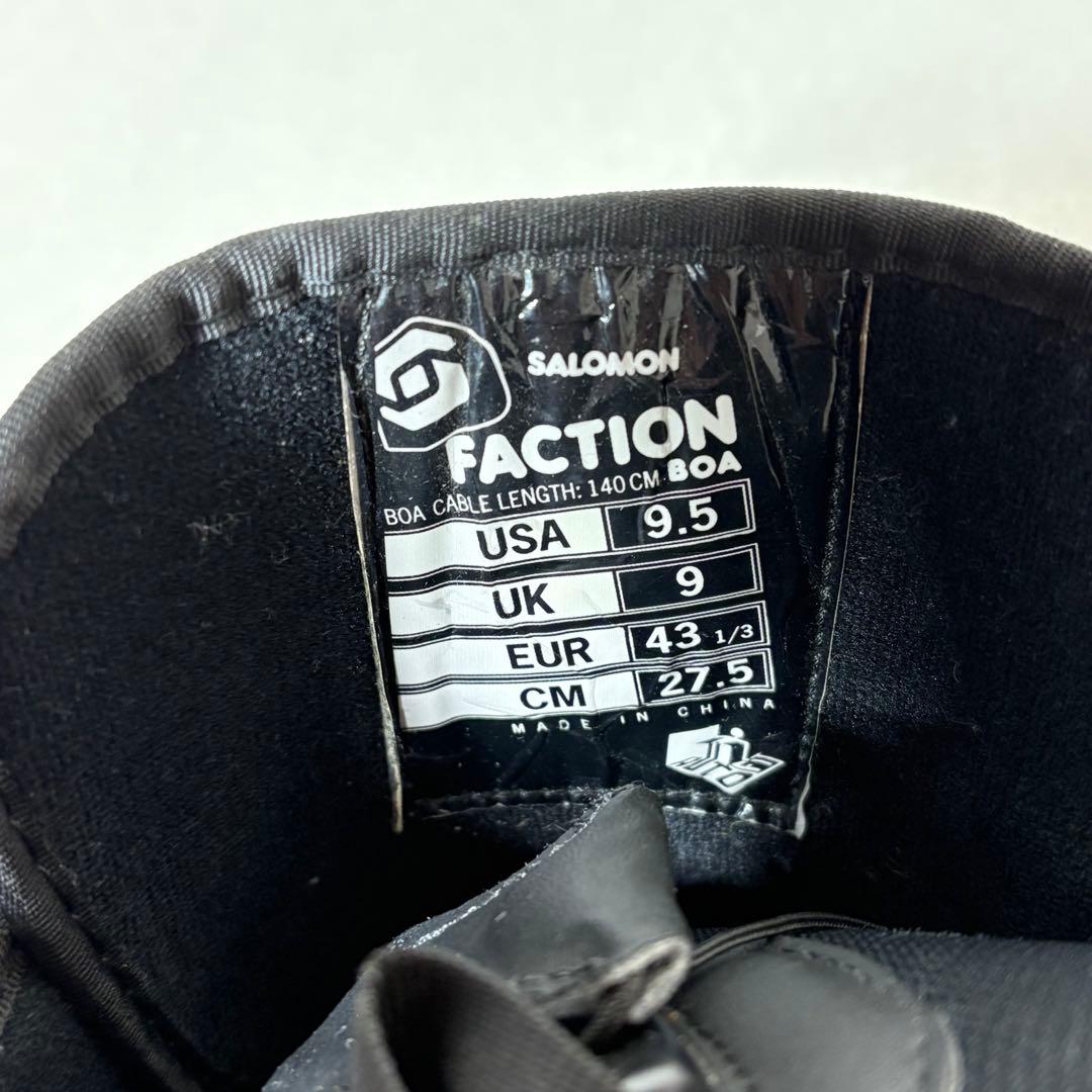 salomon faction スノーボード ブーツ BOA 27.5cm 男性