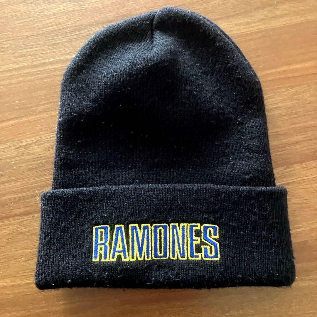 当時物 90's ツアー RAMONES ラモーンズ　マフラー ニット帽 レア