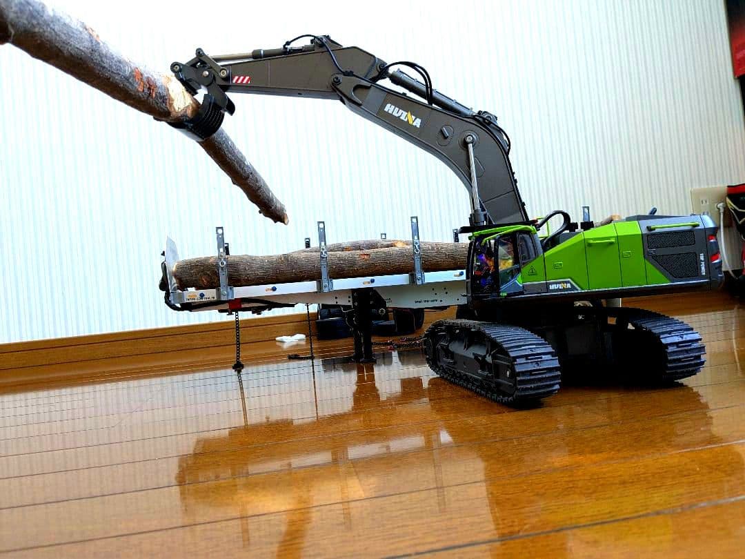 タミヤ　1/14セミトレーラー 超合金 ショベルカー　1593