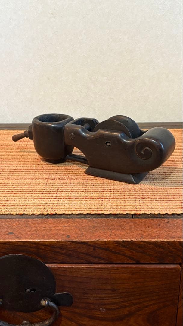 古道具　李朝　墨壺　大工道具　アンティーク　骨董