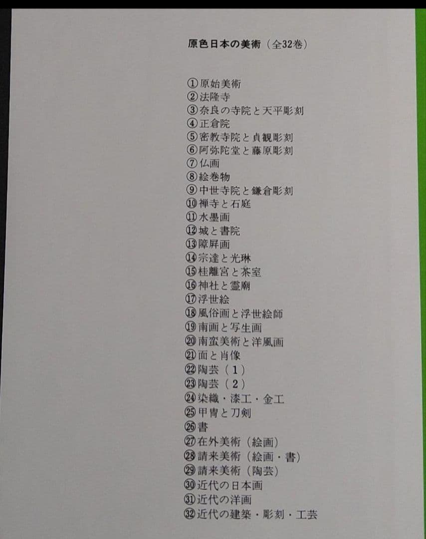 古書　原色日本の美術 （ばら売り）