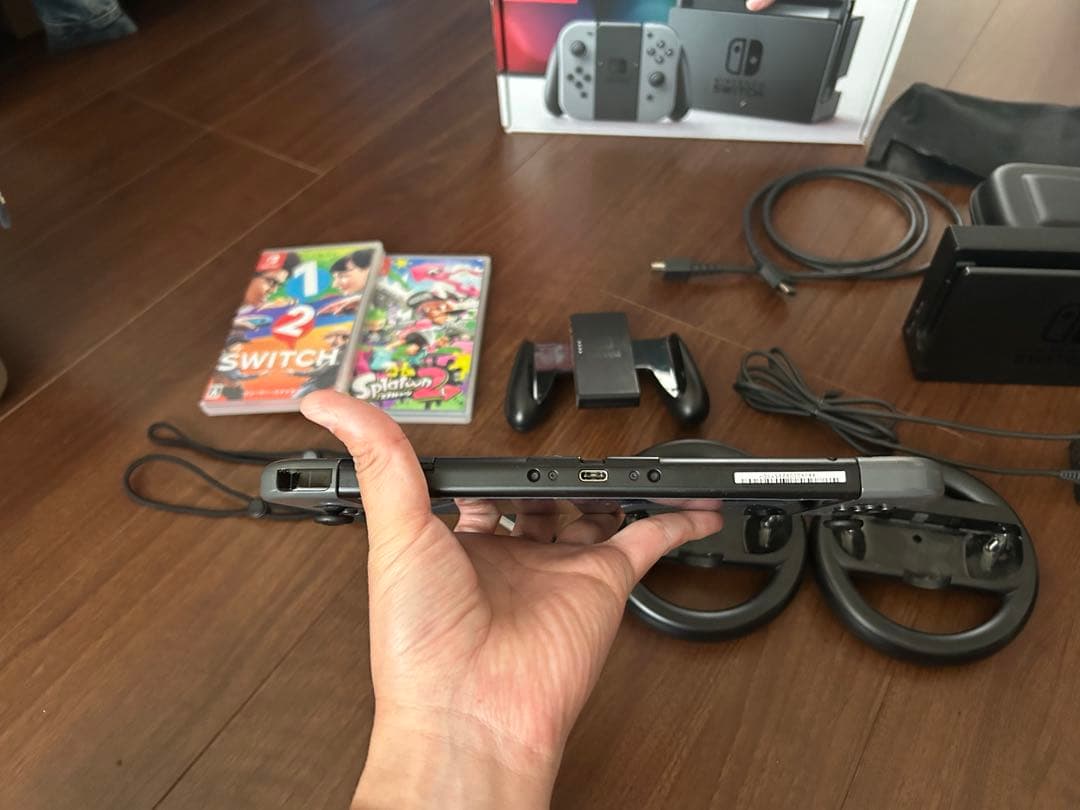 Nintendo Switch 周辺機器+スプラトゥーン2、ワンツースイッチ