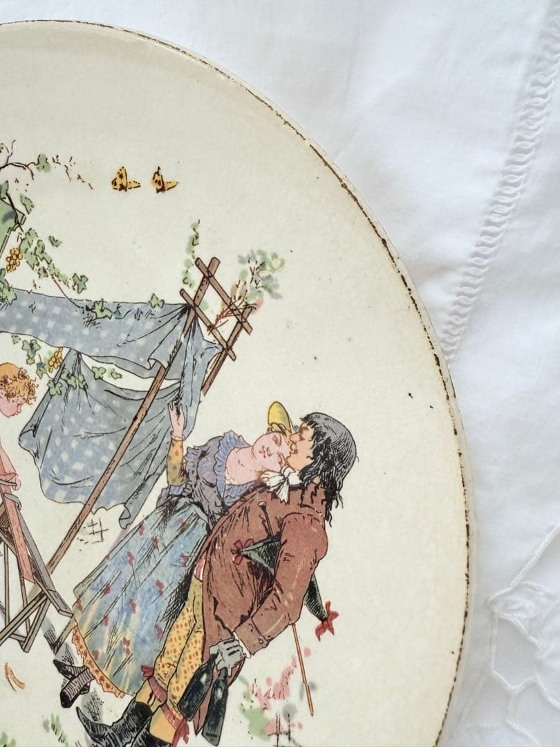 サルグミンヌ アンファンリシャール アンティークプレート フランスアンティーク