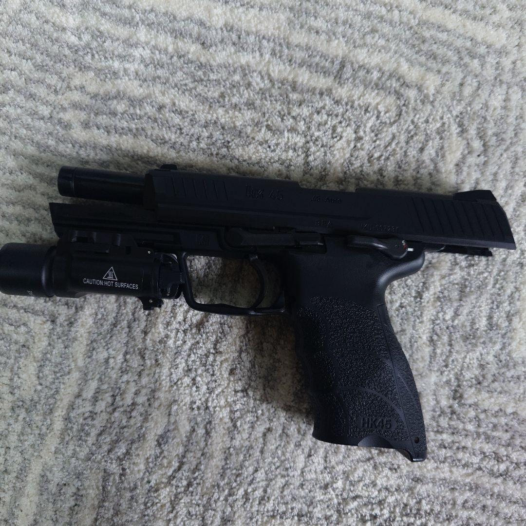 HK45 ライト付き マガジン3本＋ロングマガジン